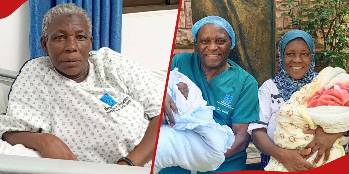 Photos Go Viral As 70-year-old Woman Who Gave Birth To Twins Shows Her ...