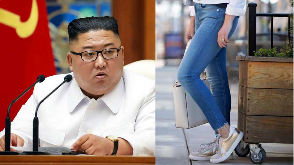 Shugaba Kim Jong-un ya haramta saka ɗamammun wanduna da askin banza a kasarsa