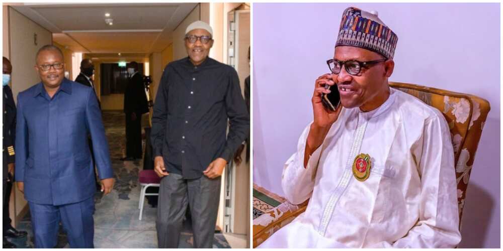 Photos of President Buhari. Photos of President Buhari.