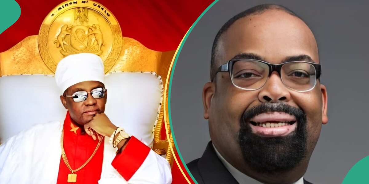 TRENDING VIDEO: Watch moment Oba of Benin told Edo LP candidate Akpata he's not son of the palace