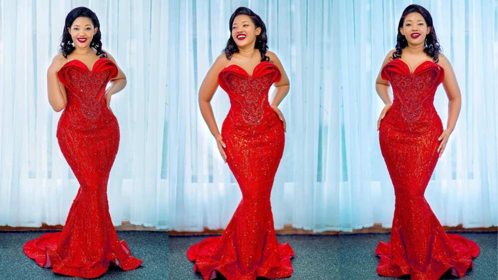 Latest Red Lace Asoebi Styles 2022