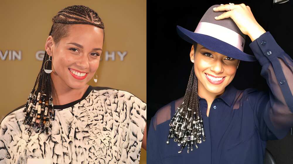 Alicia Keys braids