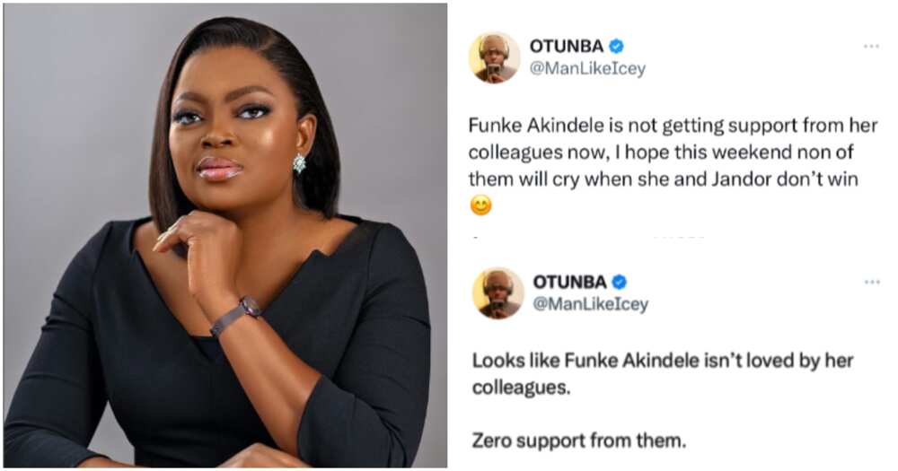Funke Akindele's colleagues called out