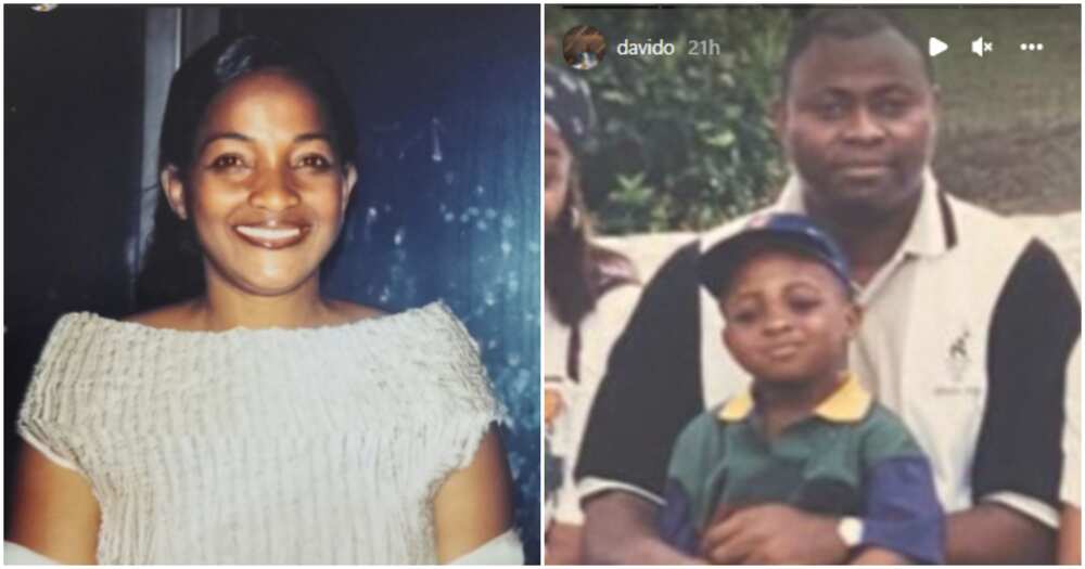 Mother’s Day: Davido Shares Rare Photo of Stunning Late Mum and ...