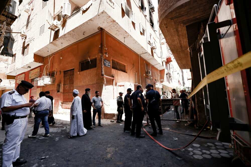 The multi-storey building housing the Abu Sifin Church where 41 worshippers died had only one exit and, like most structures in Egypt, lacked smoke detectors and alarms or fire escapes