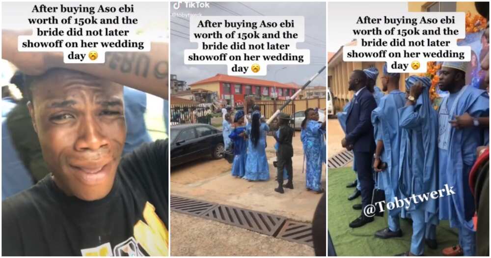 Aso ebi, Nigerian wedding, N150k, bride Aso ebi, Nigerian wedding, N150k, bride