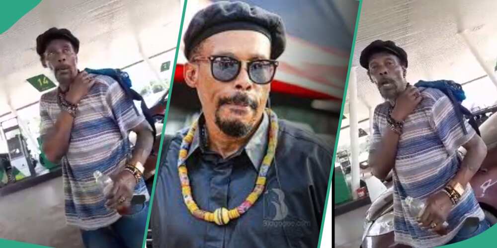 Video of actor Hanks Anuku at fuelling station stirs concern