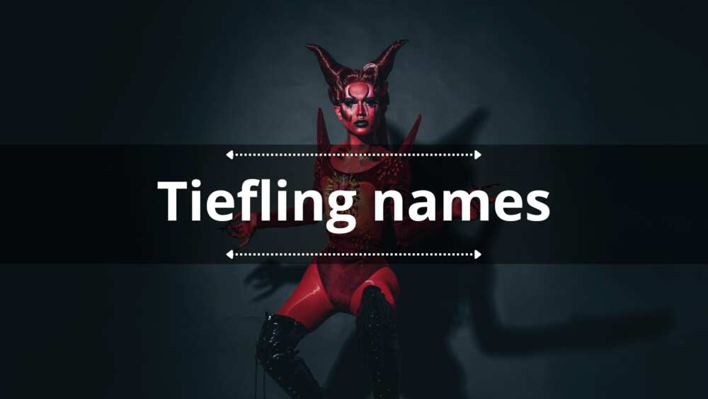 Male and female Tiefling names