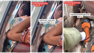 "You are a very bad boy": NYSC member passes his bus stop after seeing beautiful girl on transit