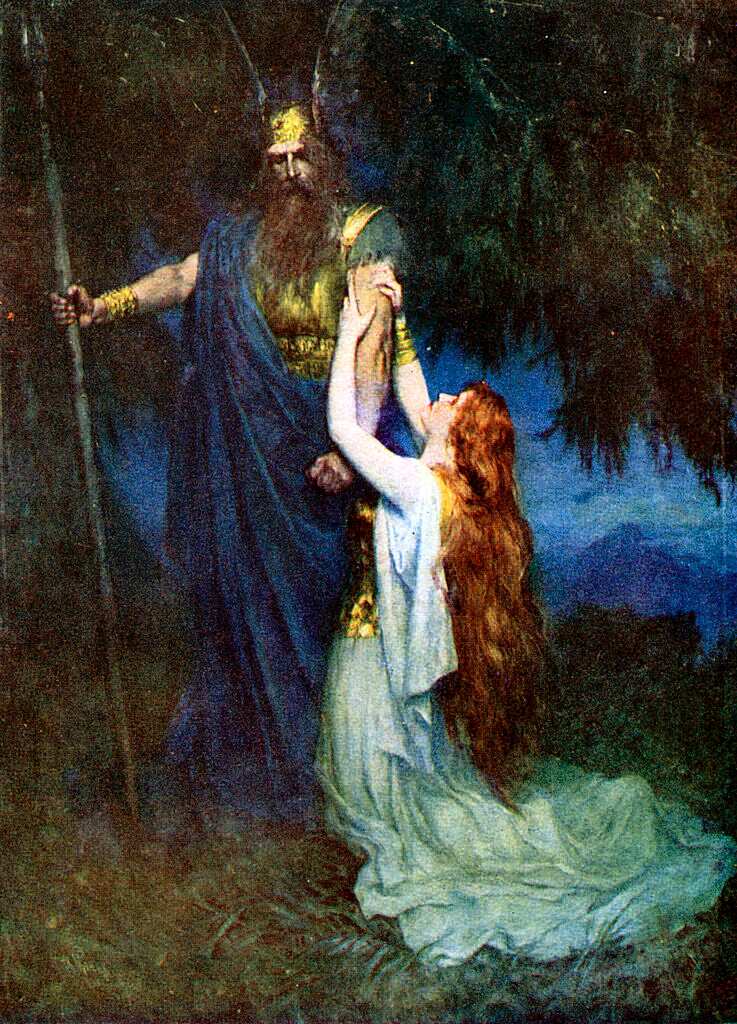 Odin et sa femme