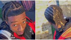 Viral video of man with 4-in-1 hairstyle goes viral, netizens dub him 'commitment-phobe'