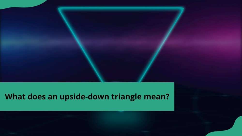 upside-down triangle’s meaning