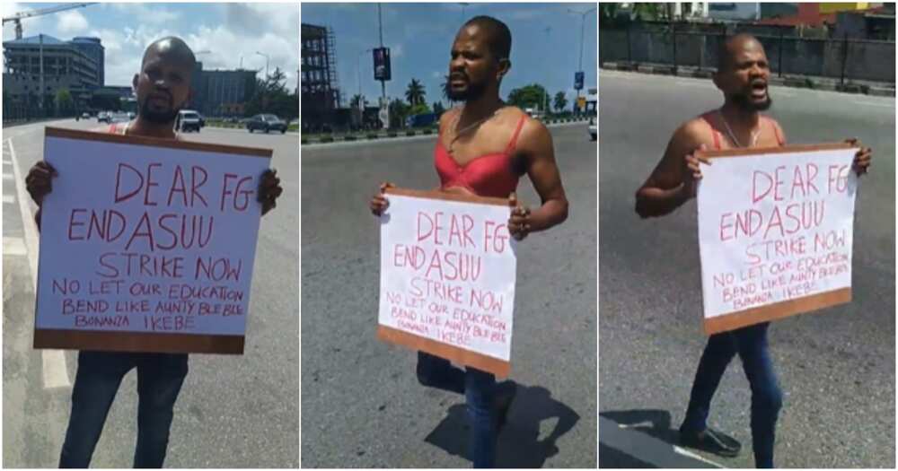 Uche Maduagwu protests