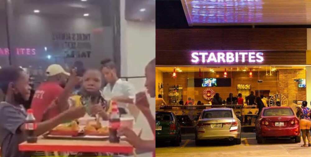 Boys who beg on Street in Accra Spotted Enjoying Elephant-sized Meat & Drinks at Starbites