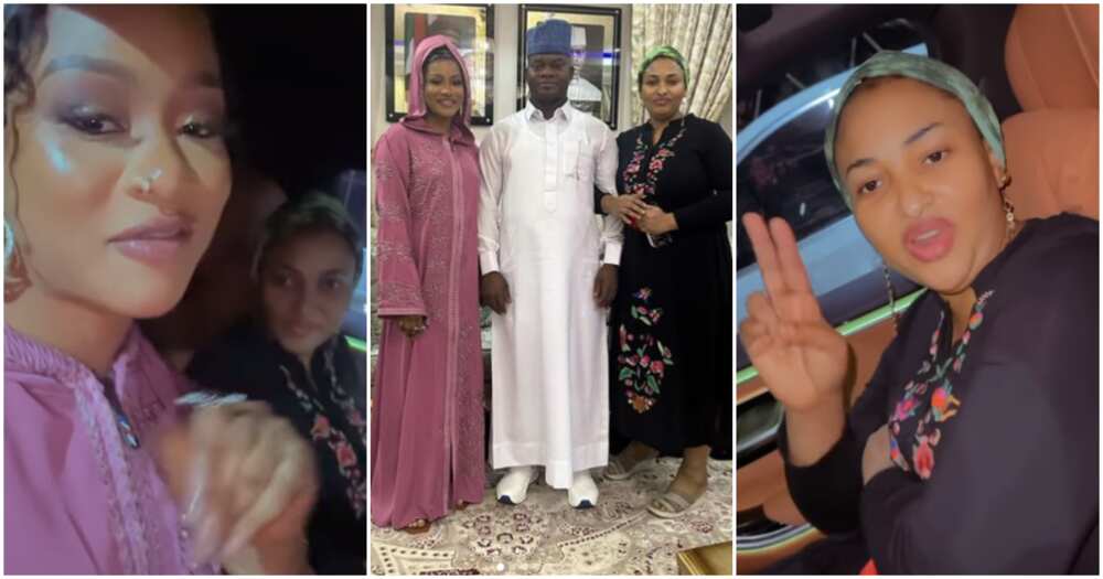 Phyna with Kogi state governor Yahaya Bello and wife. Phyna with Kogi state governor Yahaya Bello and wife.