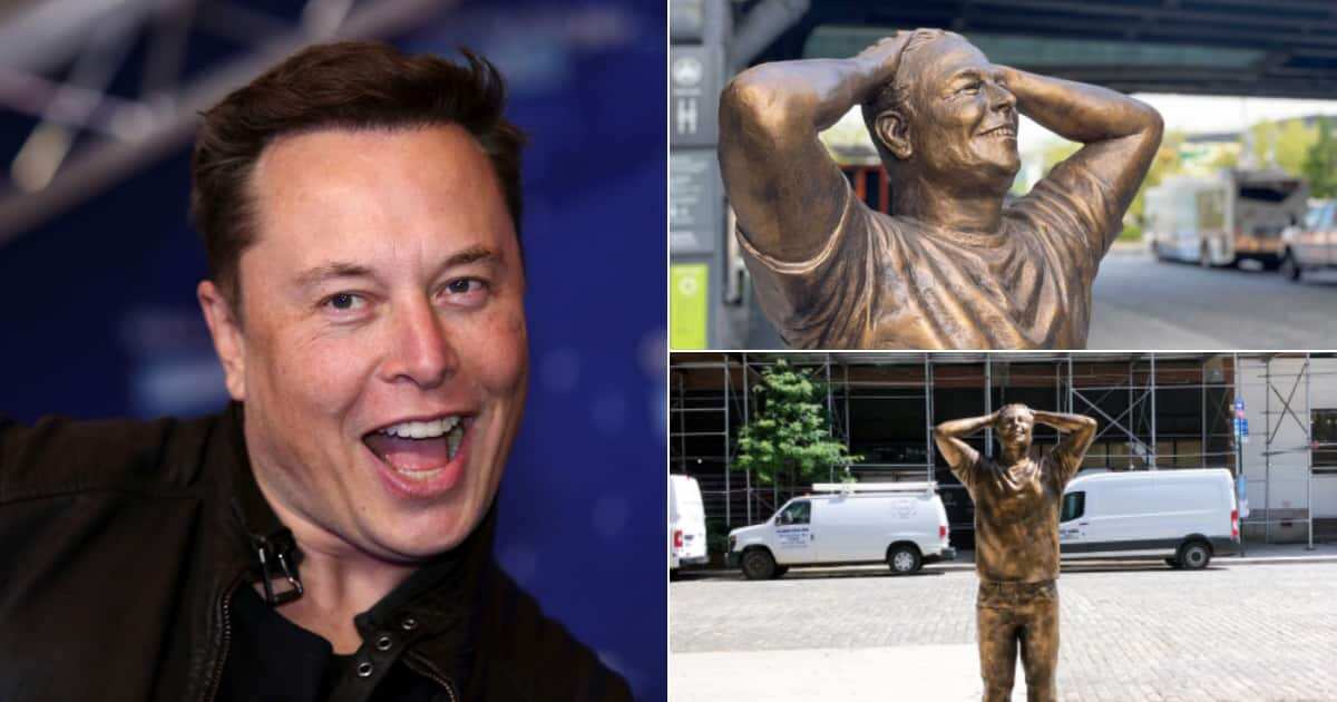 Elon Musk Celebrates His 50th Birthday, Life-Size Statue Erected In His ...