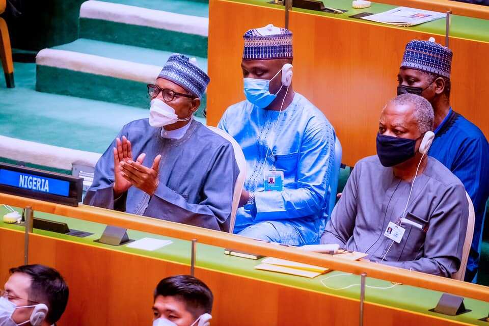 President Buhari addresses world leaders at UN General Assembly President Buhari addresses world leaders at UN General Assembly