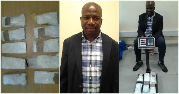 Photos Emerge As NDLEA Arrest Top Nigerian Politician With Cocaine at Lagos Airport