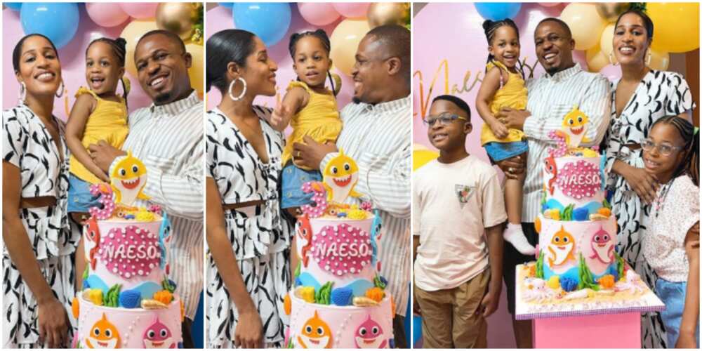 Naeto C and Wife celebrate daughter's birthday