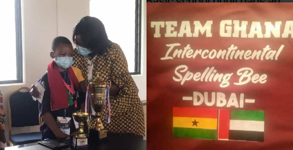 11-year-old boy named Angel Arhin who was Spelling Bee Champion in Ghana Represents in Dubai
