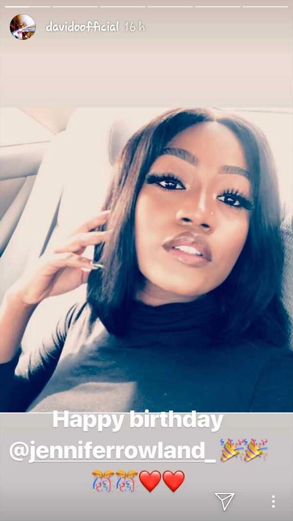 Davido celebrates his beautiful girlfriend Chioma's sister on her birthday