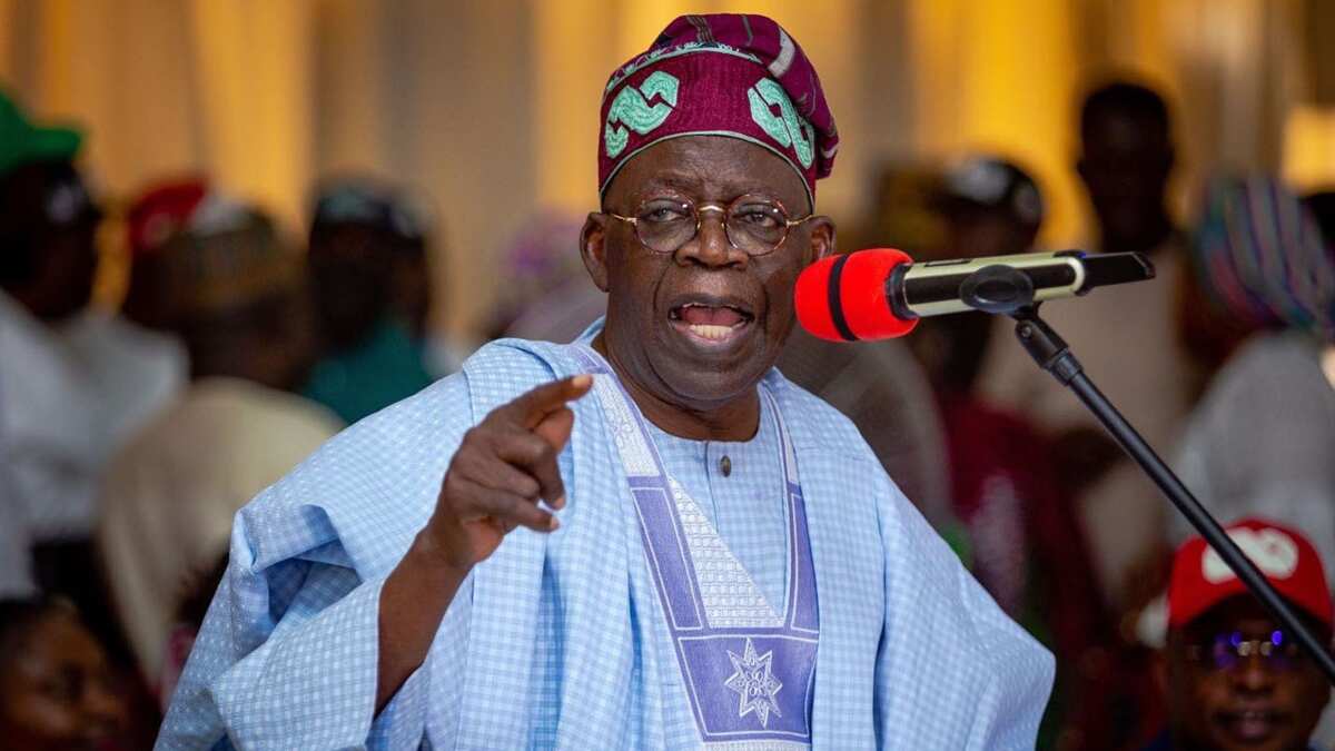 Tinubu reacts as report claims he demanded N50bn monthly payment from Ambode