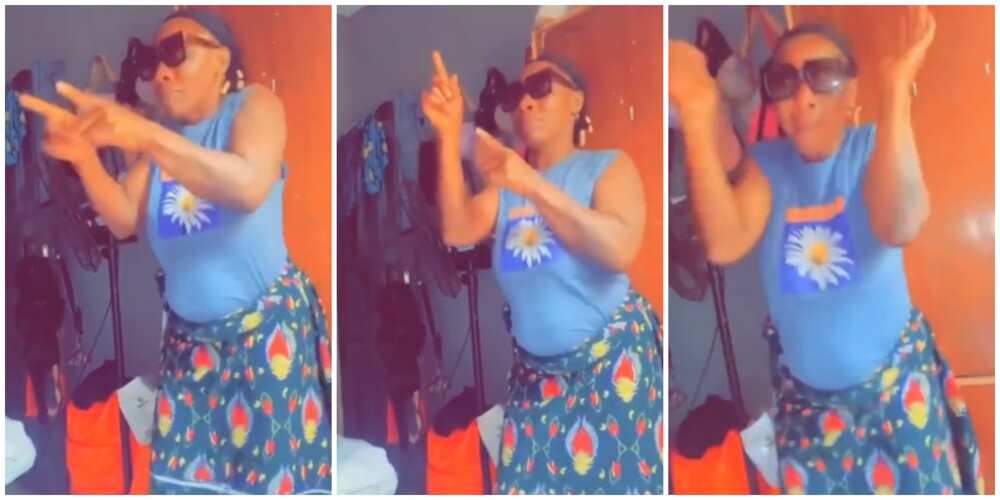 Nigerians gush as woman switches from Davido's song to the focus dance in trending video