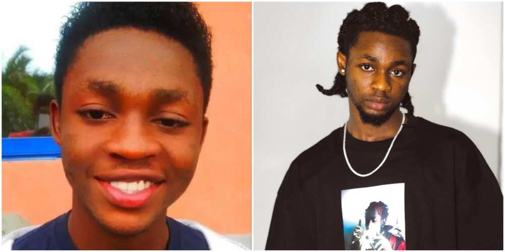 Omah Lay's throwback picture, Omah Lay Omah Lay's throwback picture, Omah Lay