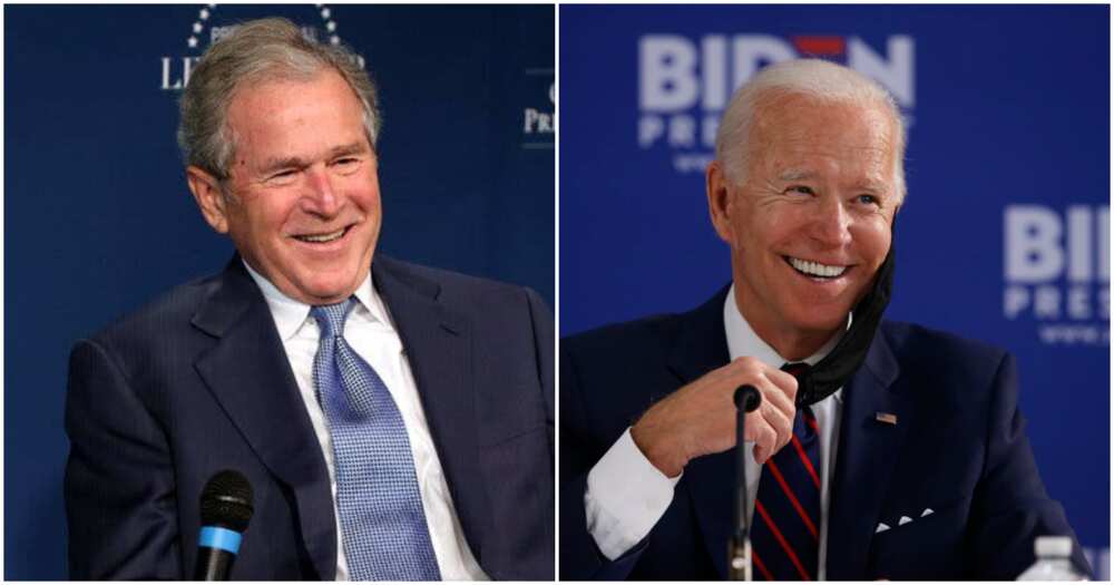 George W. Bush congratulates Biden on his victory