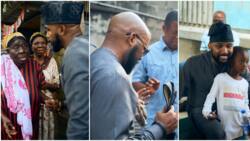 “Correct grassroot politician”: Video of Banky W praying for the people during his campaign stirs reactions