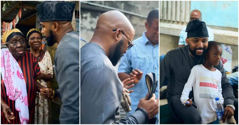 Photos of Banky W campaigning in Eti-Osa