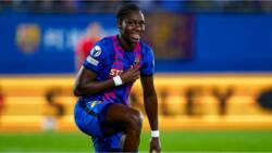 Nigerian Barcelona star scores against former club Arsenal in Champions League win, posts 5-star performance