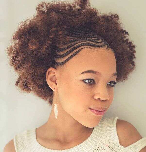 Best cornrow hairstyles for round faces