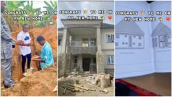 Young man makes it in life, builds one storey house, splurges millions of naira on interior decor