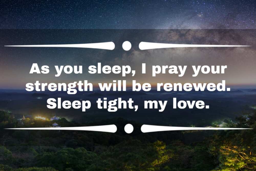 Good night prayer for my love