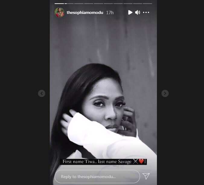 First Name Tiwa Last Name Savage: Davido’s Baby Mama Sophia Hails Singer Amid Drama With Seyi Shay