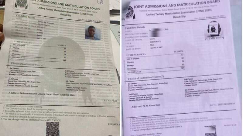 Mmesoma Ejikeme/JAMB/UTME/Fake Results/South East/Anambra