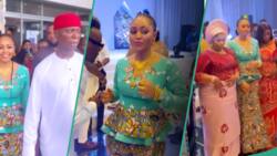 "Where's Laila": Video of Regina Daniels and Ned Nwoko attending a Wedding In Delta state trends