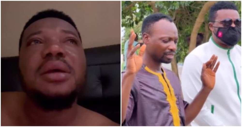 Actor Ayo Olaiya cries as he loses elder brother
