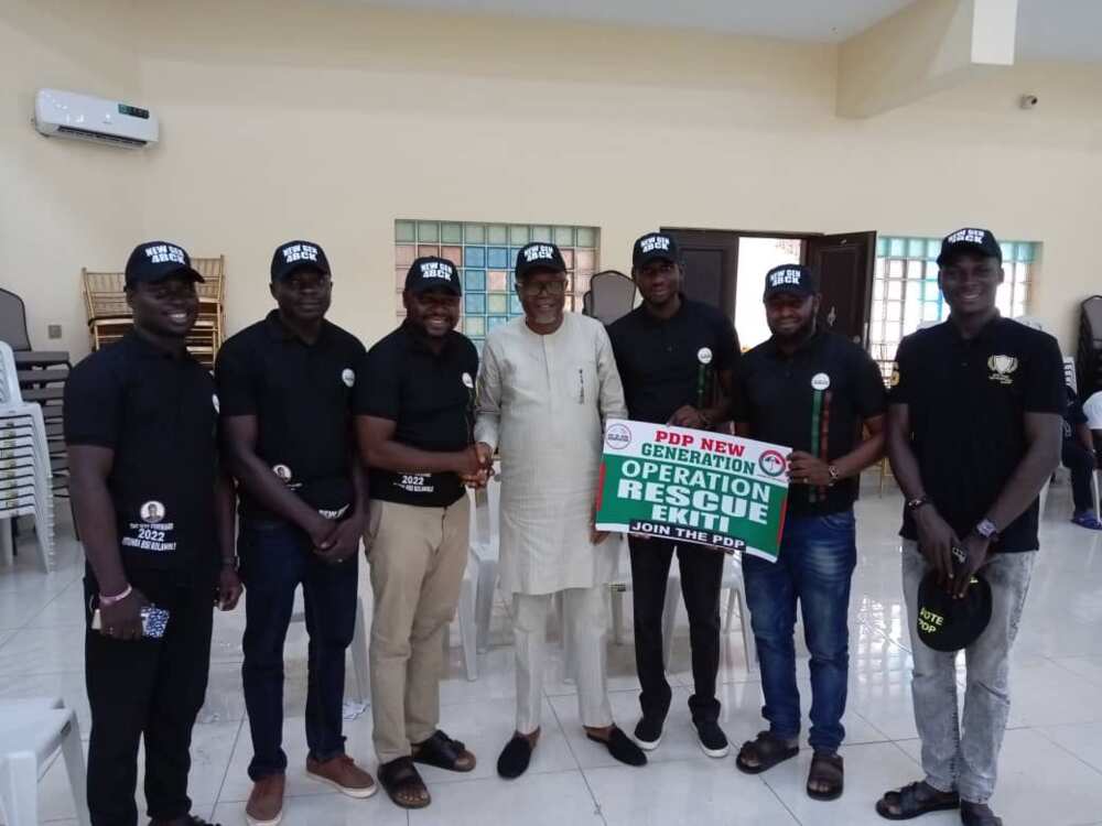 Bisi Kolawole receives PDP New Generation Youth Campaign Council
