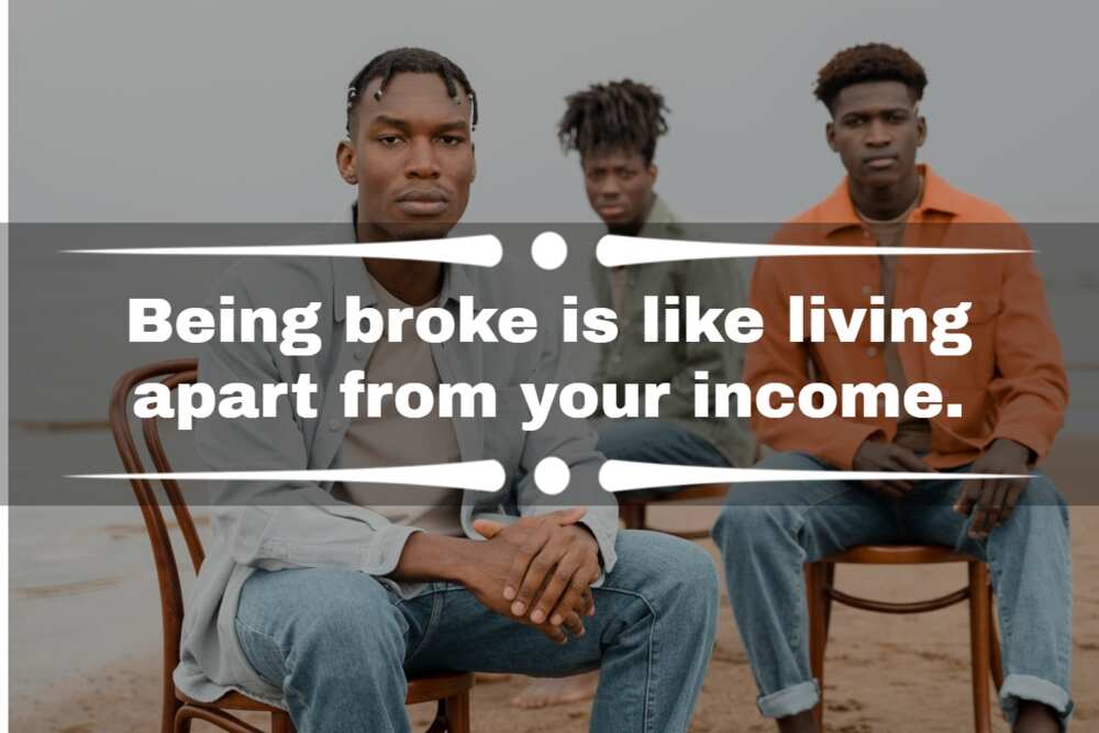 funny quotes about broke guys