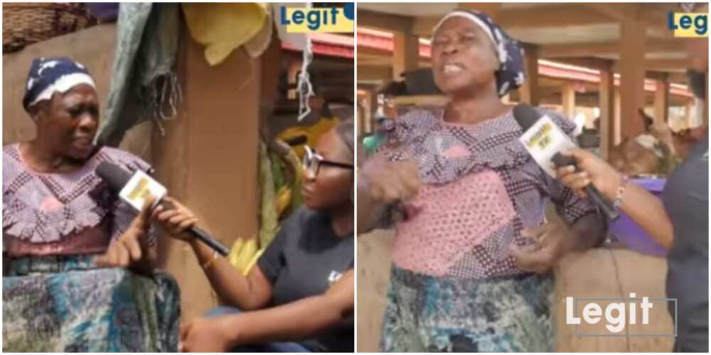 Nigerian market laments hike in food prices, says she hardly profits from a business she has been doing for the past 25 years