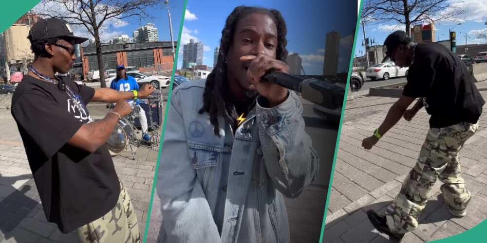 Video of Asake dancing on the streets of Edmonton in Canada goes viral.