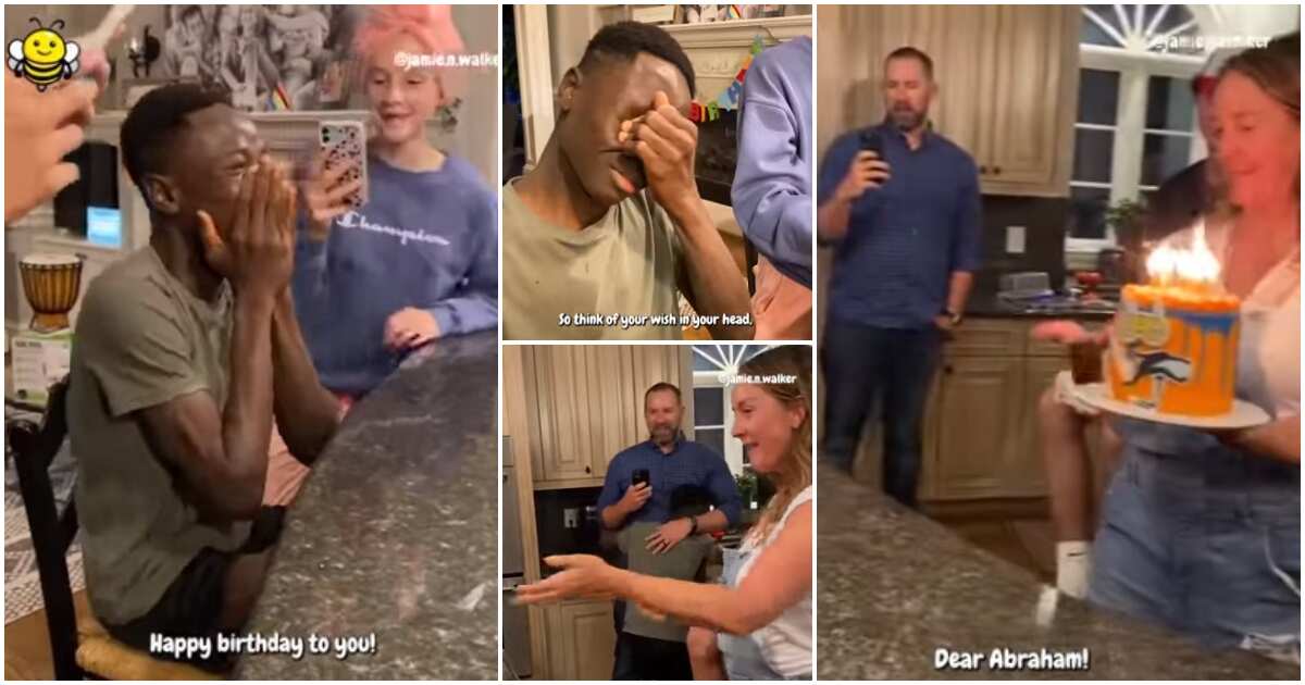 Black Boy Sheds Tears in Touching Video as His Adopted White Parents ...