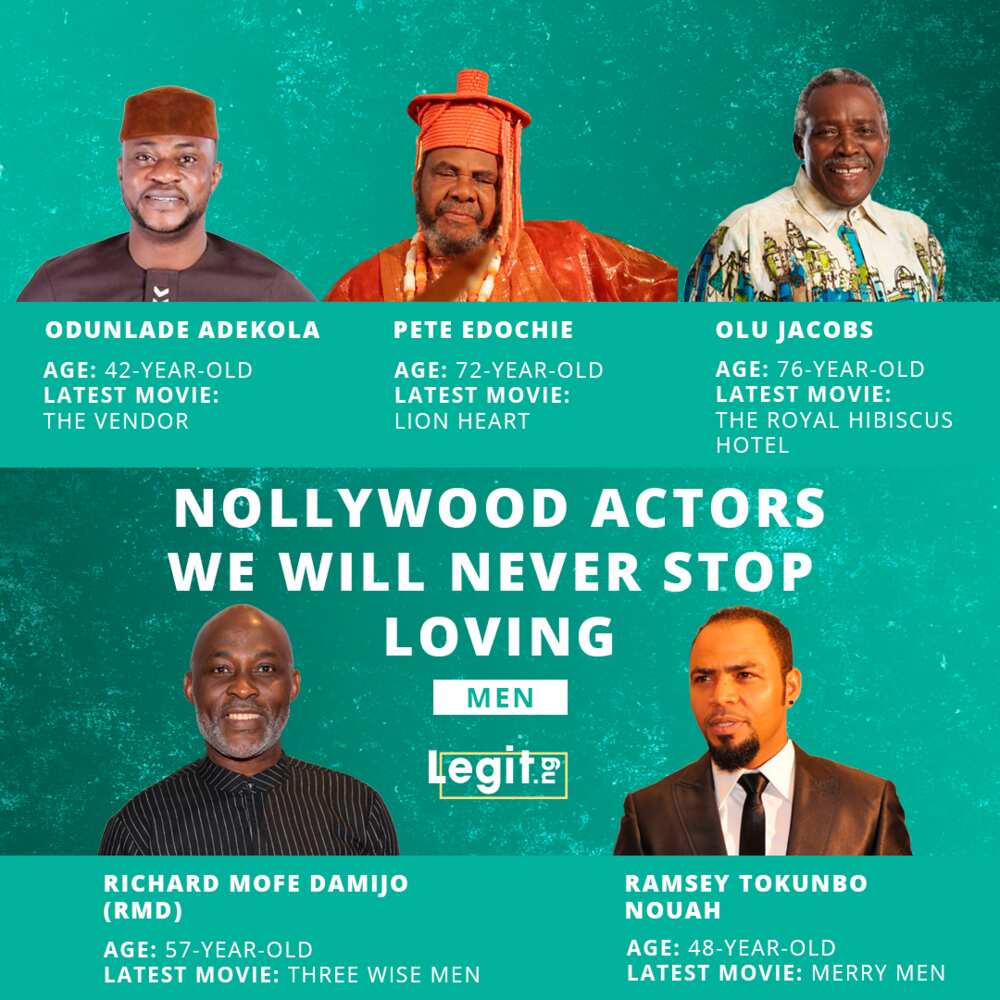 10 talented Nollywood actors we will never stop loving