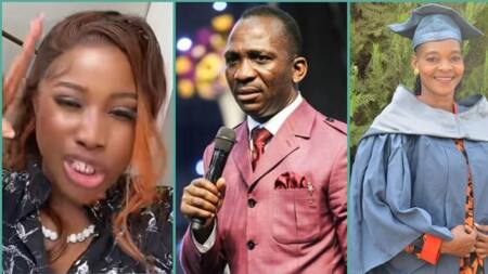 "You disgraced her": Angry lady tackles Paul Enenche for embarrassing law graduate in church