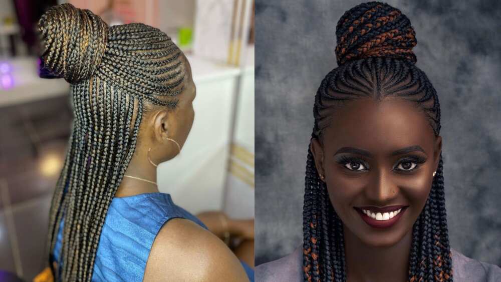 30+ top Ghana weaving styles for oval faces: A perfect match for your  facial features 