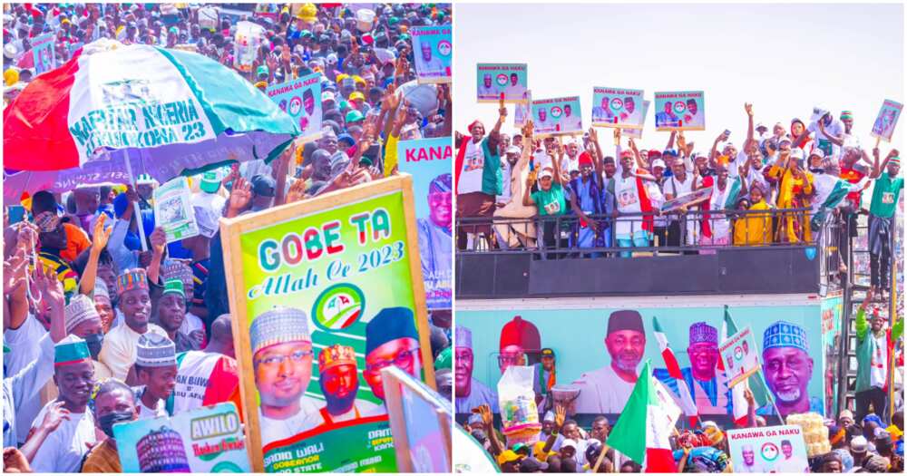 Mohammad Abacha and Sadiq Wali, Atiku Abubakar, 2023 general election, Kano state Mohammad Abacha and Sadiq Wali, Atiku Abubakar, 2023 general election, Kano state