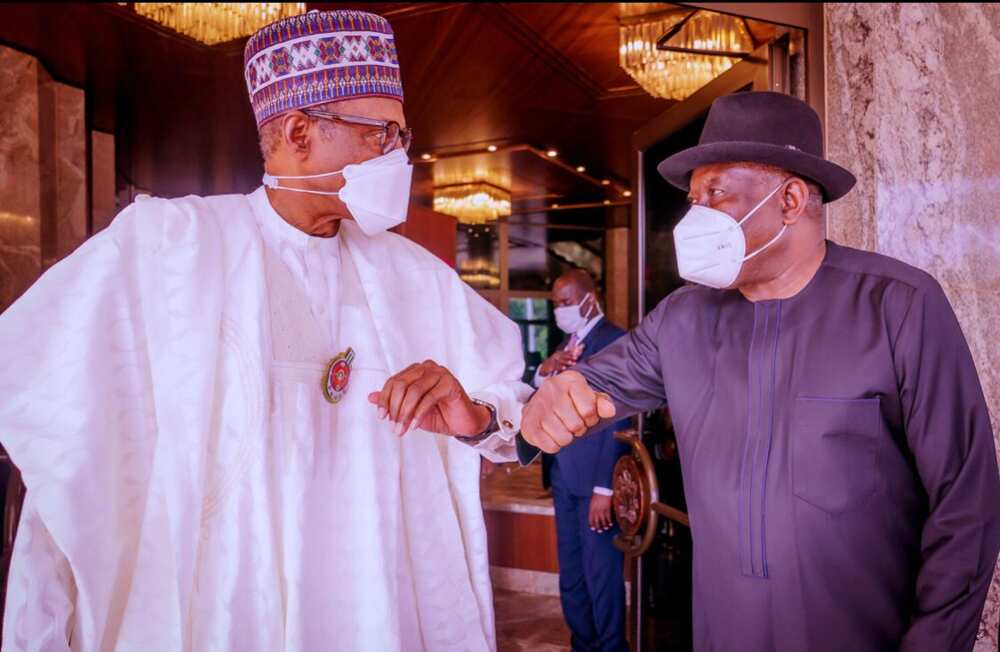 Mun gano take-taken, Goodluck Jonathan ne 'Dan takarar Buhari a zaben 2023 inji Kungiyar APC