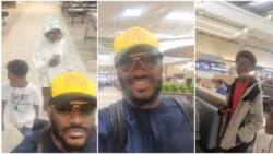 Me and my goons: 2Baba expresses excitement as he bonds with his 3 children he had with Pero Adeniyi